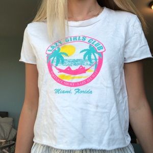 LA hearts cropped top